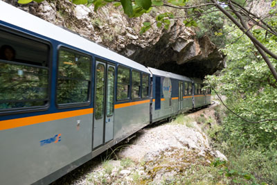 Zug Vouraikos Schlucht